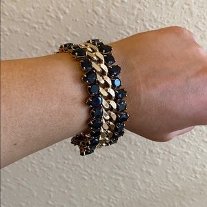 Juicy Couture black/gold bracelet